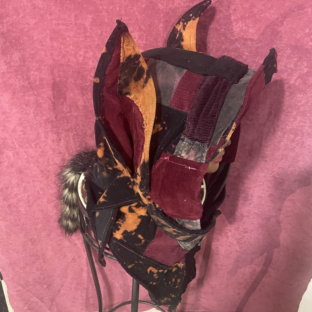 Hood/scarf/hat cowl homemade wearable art - Picture 3 of 5